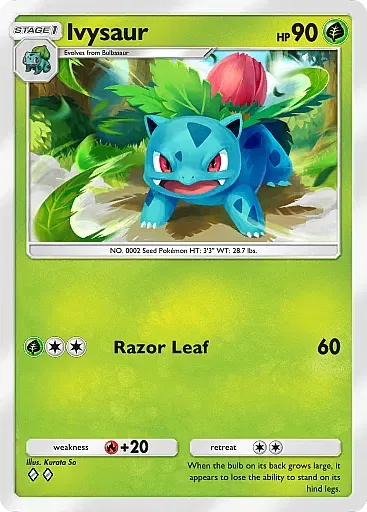 Ivysaur card