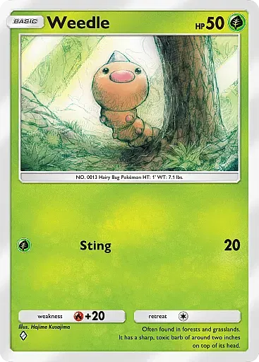 Weedle card