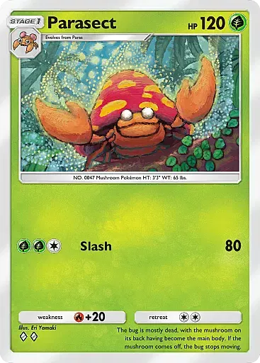 Parasect card