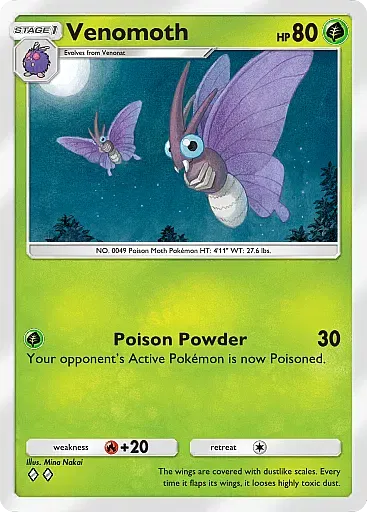 Venomoth card