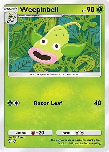 Weepinbell card