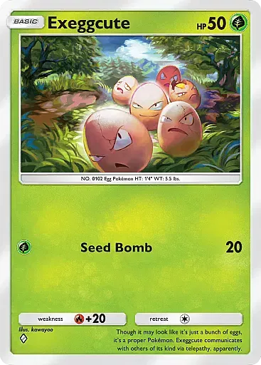 Exeggcute card