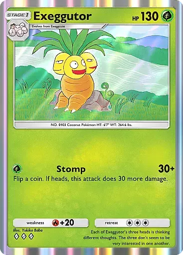Exeggutor card