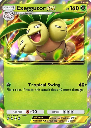 Exeggutor EX card
