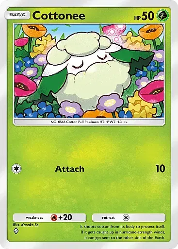 Cottonee card