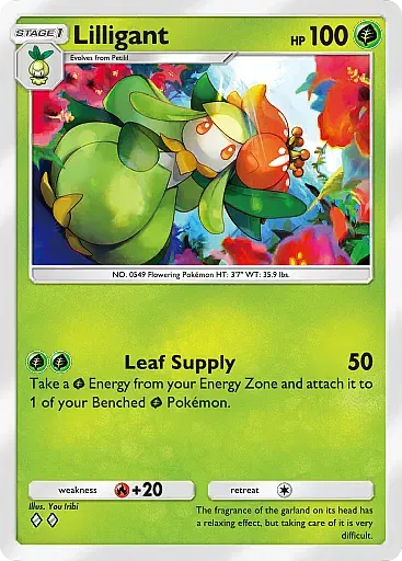 Lilligant card