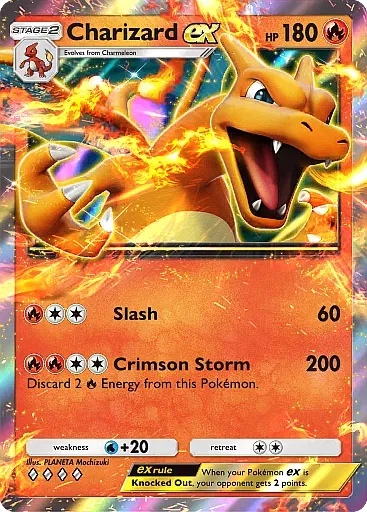 Charizard EX card