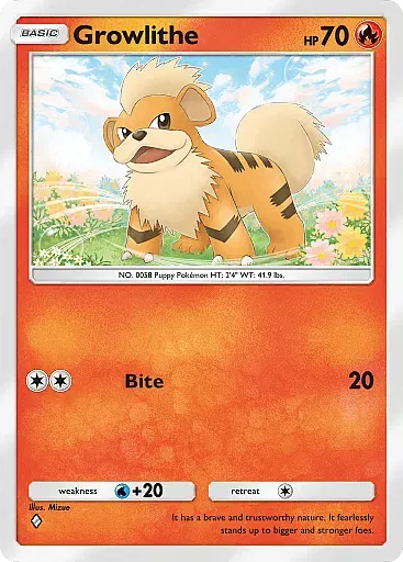 Growlithe card