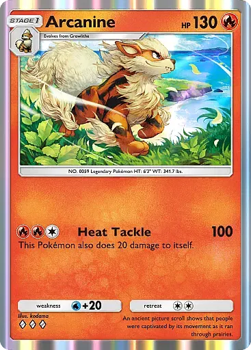 Arcanine card
