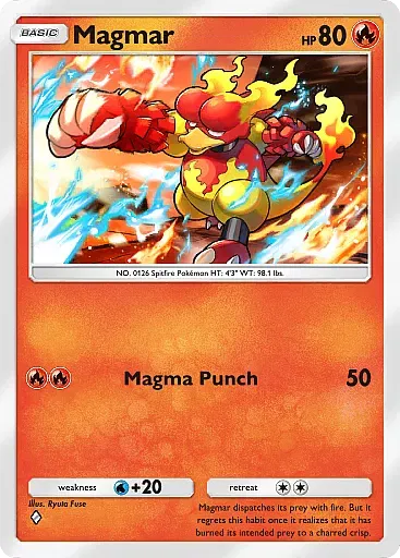 Magmar card