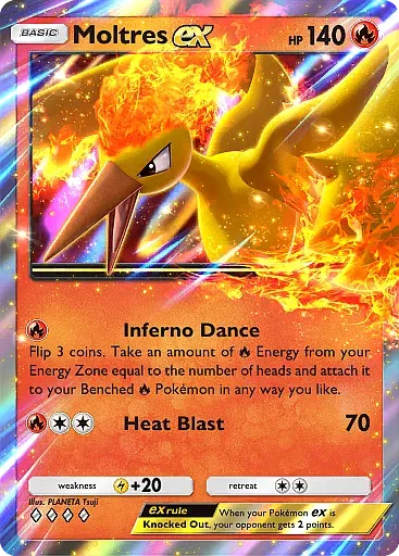 Moltres EX card