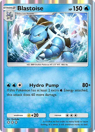 Blastoise card