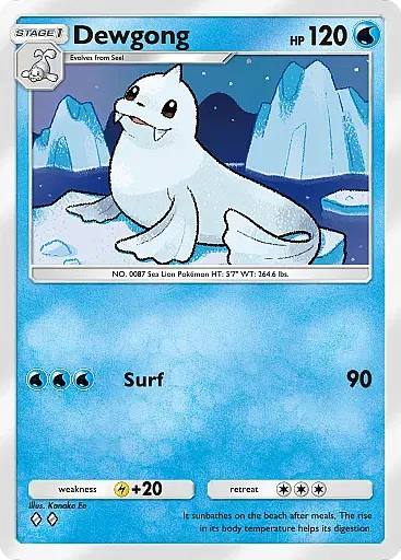 Dewgong card