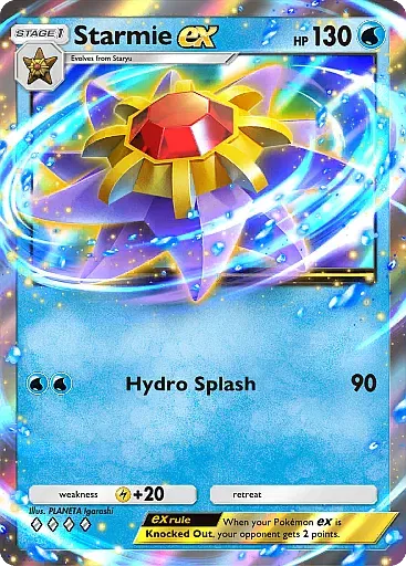 Starmie EX card