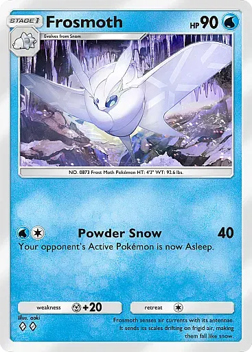 Frosmoth card