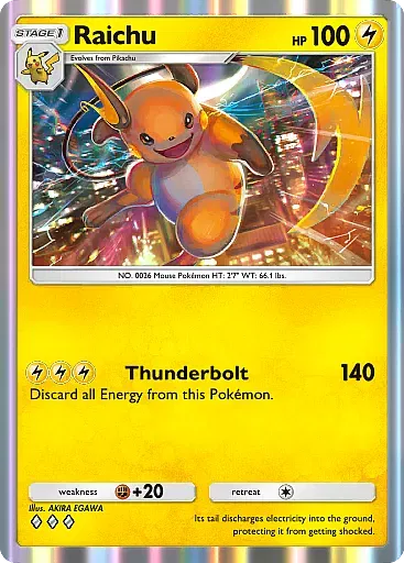 Raichu card