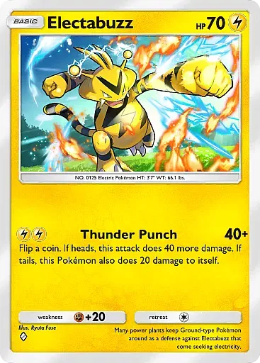 Electabuzz card