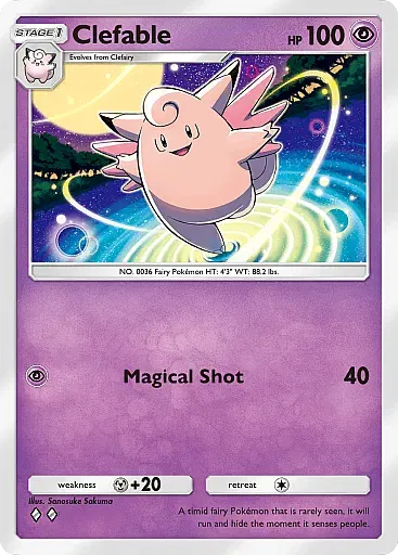 Clefable card