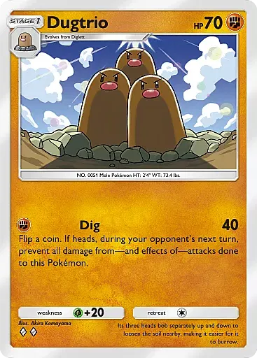 Dugtrio card