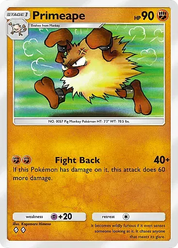 Primeape card
