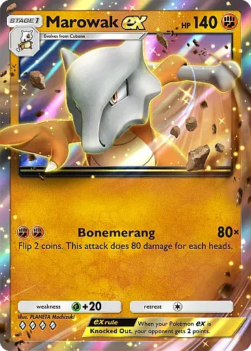 Marowak EX card