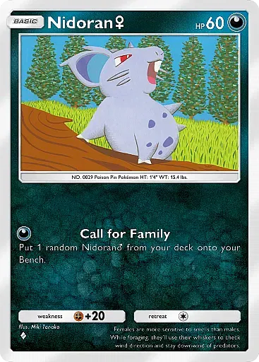 Nidoran♀ card