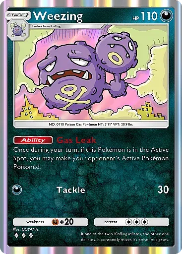 Weezing card