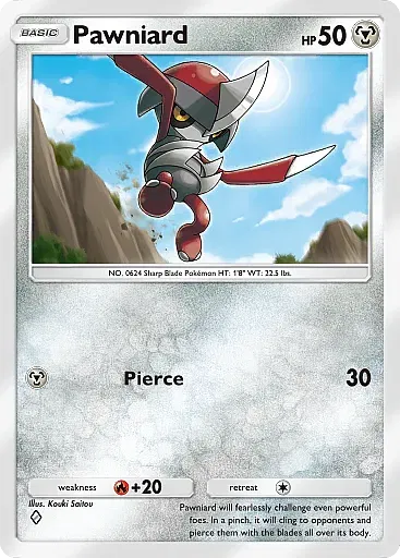 Pawniard card