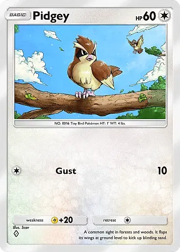 Pidgey card