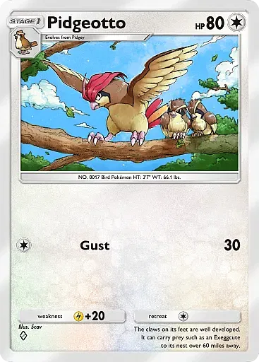Pidgeotto card