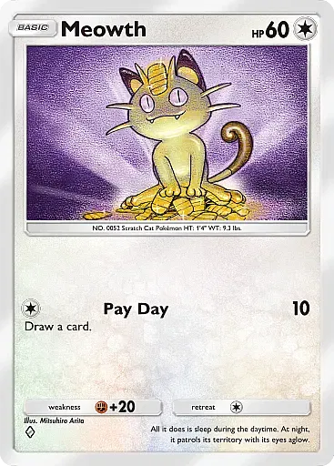 Meowth card