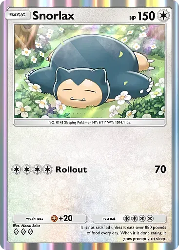 Snorlax card