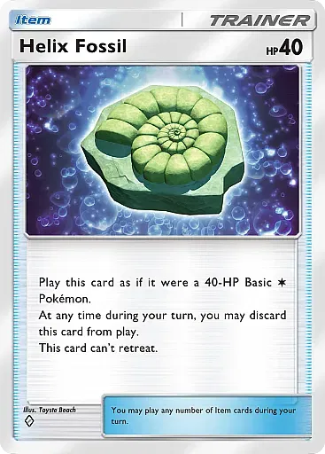 Helix Fossil card