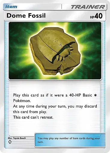 Dome Fossil card