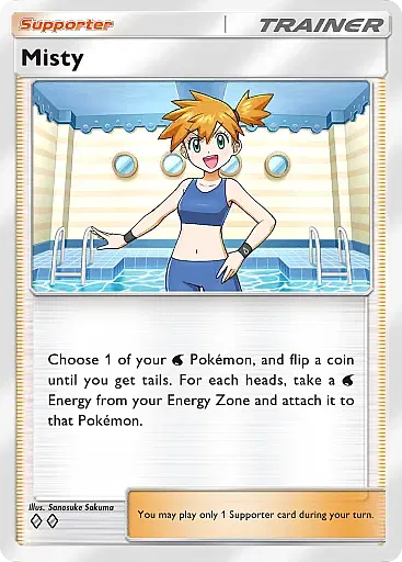 Misty card