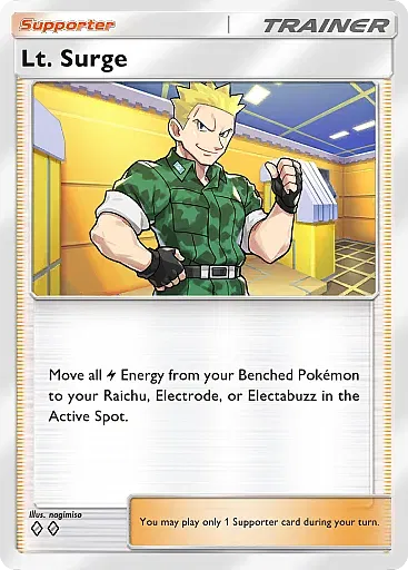 Lt. Surge card
