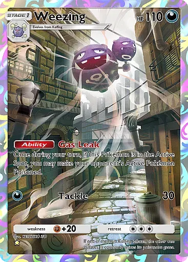 Weezing card