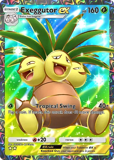Exeggutor EX card