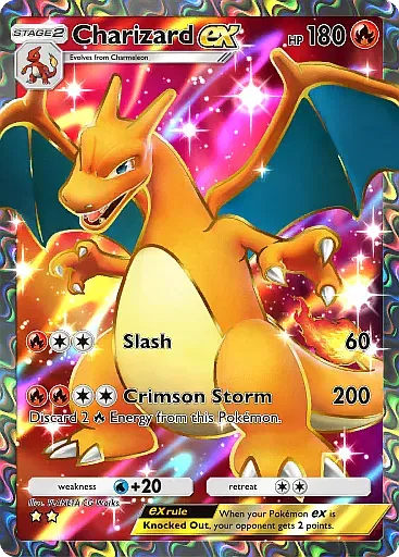 Charizard EX card