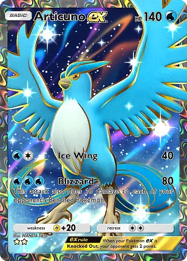 Articuno EX card