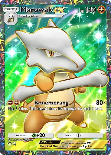 Marowak EX card