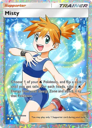 Misty card
