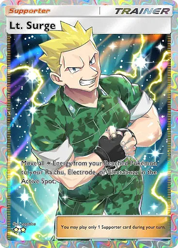 Lt. Surge card