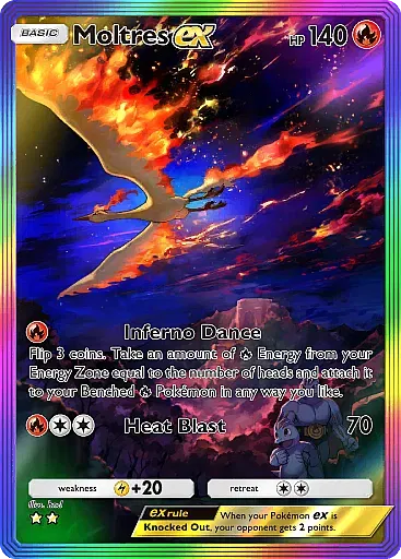 Moltres EX card