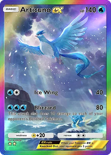 Articuno EX card