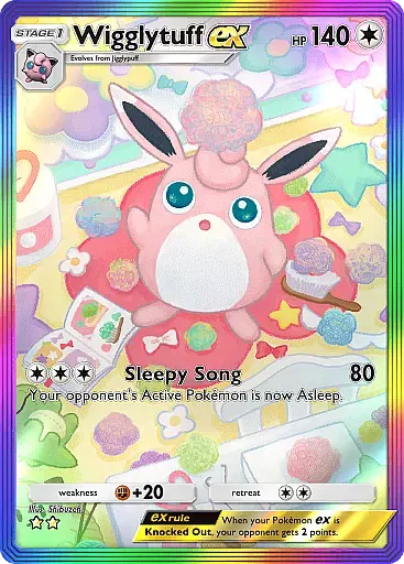 Wigglytuff EX card