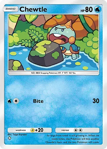 Chewtle card