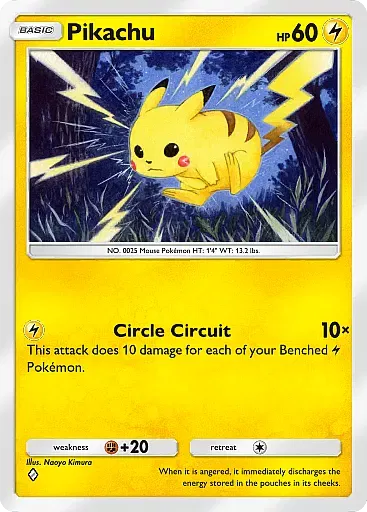Pikachu card