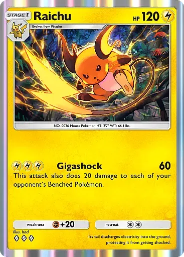 Raichu card