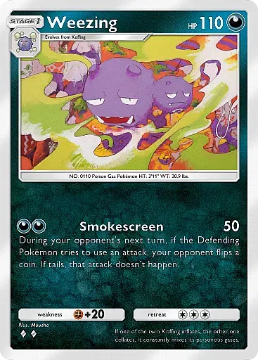 Weezing card